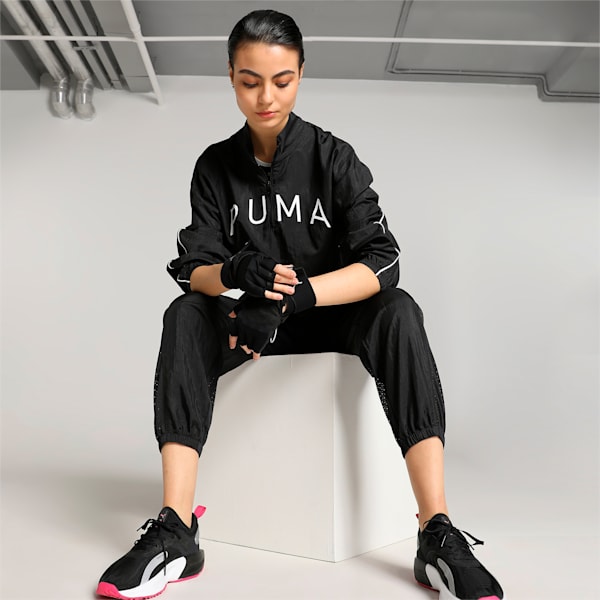 FIT "Move" Women's Woven Training Jacket, PUMA Black, extralarge-IND
